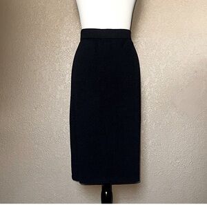 St. John Black knit skirt